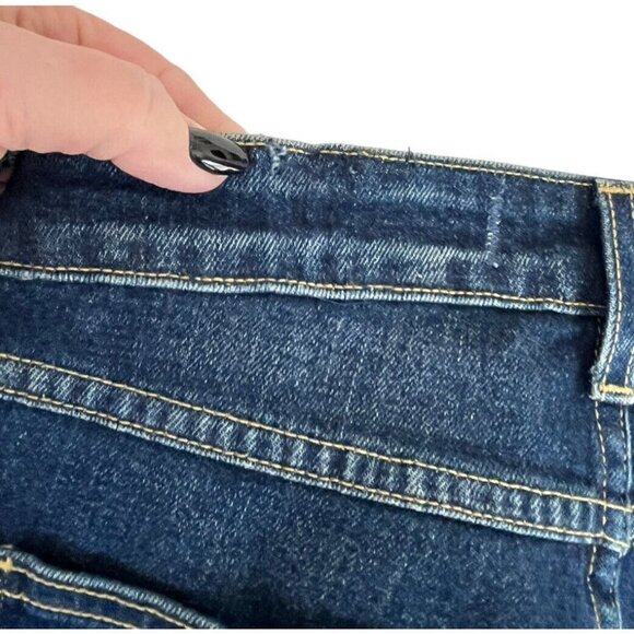 Amo Women's Sz 24 Twist Cropped Jeans in True Blue - Picture 11 of 12